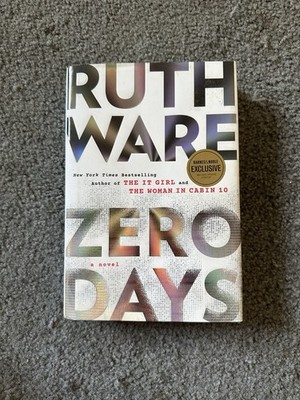 Ruth Ware Zero Days Hardcover Thriller Novel Barnes & Noble Exclusive