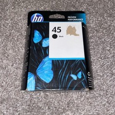 HP 45 Black Ink Cartridge 51645A OEM Sealed EXPIRED Oct 2014 Office Supplies NEW