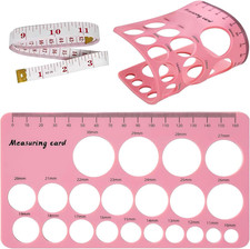 Nipple Rulers, Flange Inserts Sizing Measurement Tool for Breast Pump, Soft Sili