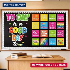 Inspirational Bulletin Board Set Motivational Classroom Decor, Today is a Good D