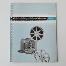KODAK KODASCOPE PAGEANT SOUND PROJECTOR MODEL 7K2 INSTRUCTION MANUAL w/ DIAGRAMS
