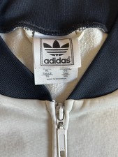 adidas White Full Zip Men's Activewear