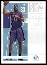 2002-03 SP Game Used Antonio Davis Toronto Raptors #93