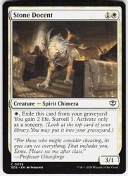 Stone Docent 36/444 Common Secrets of Strixhaven Magic: The Gathering