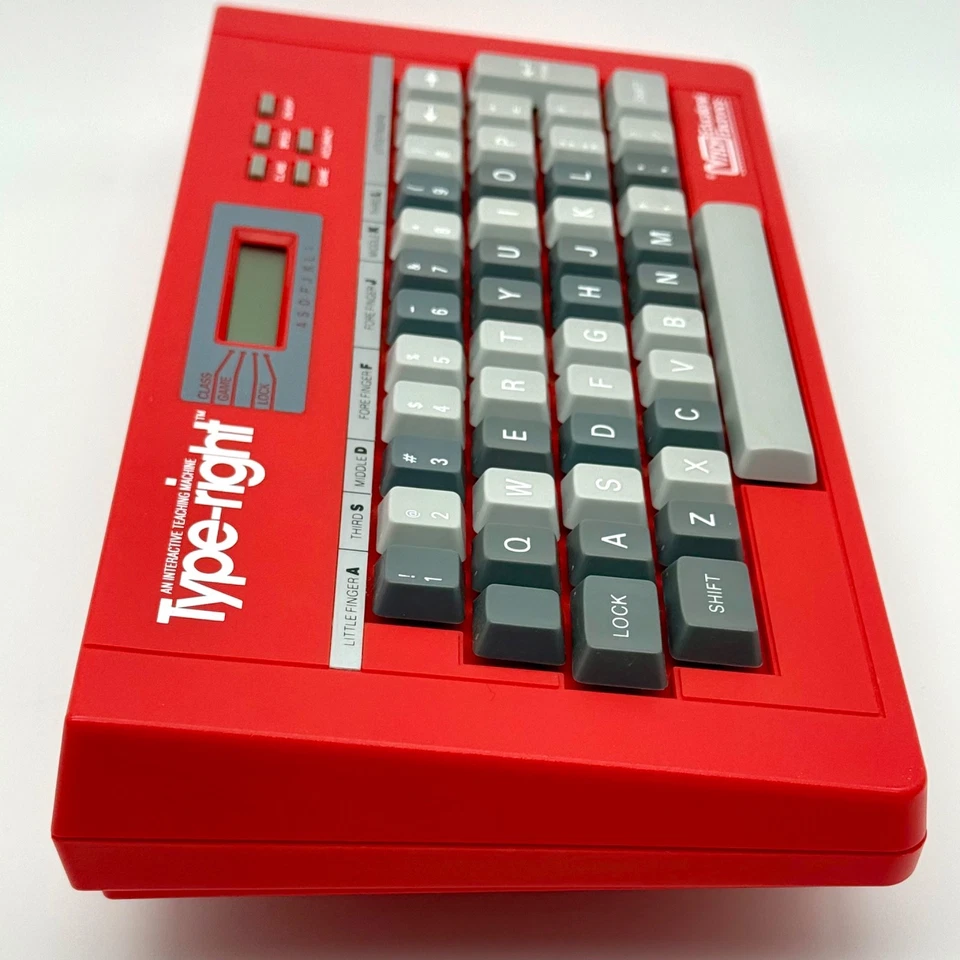 V-Tech Type-Right Educational Electronics Typing Tutor Keyboard 1985 - Tested - Image 4 of 4