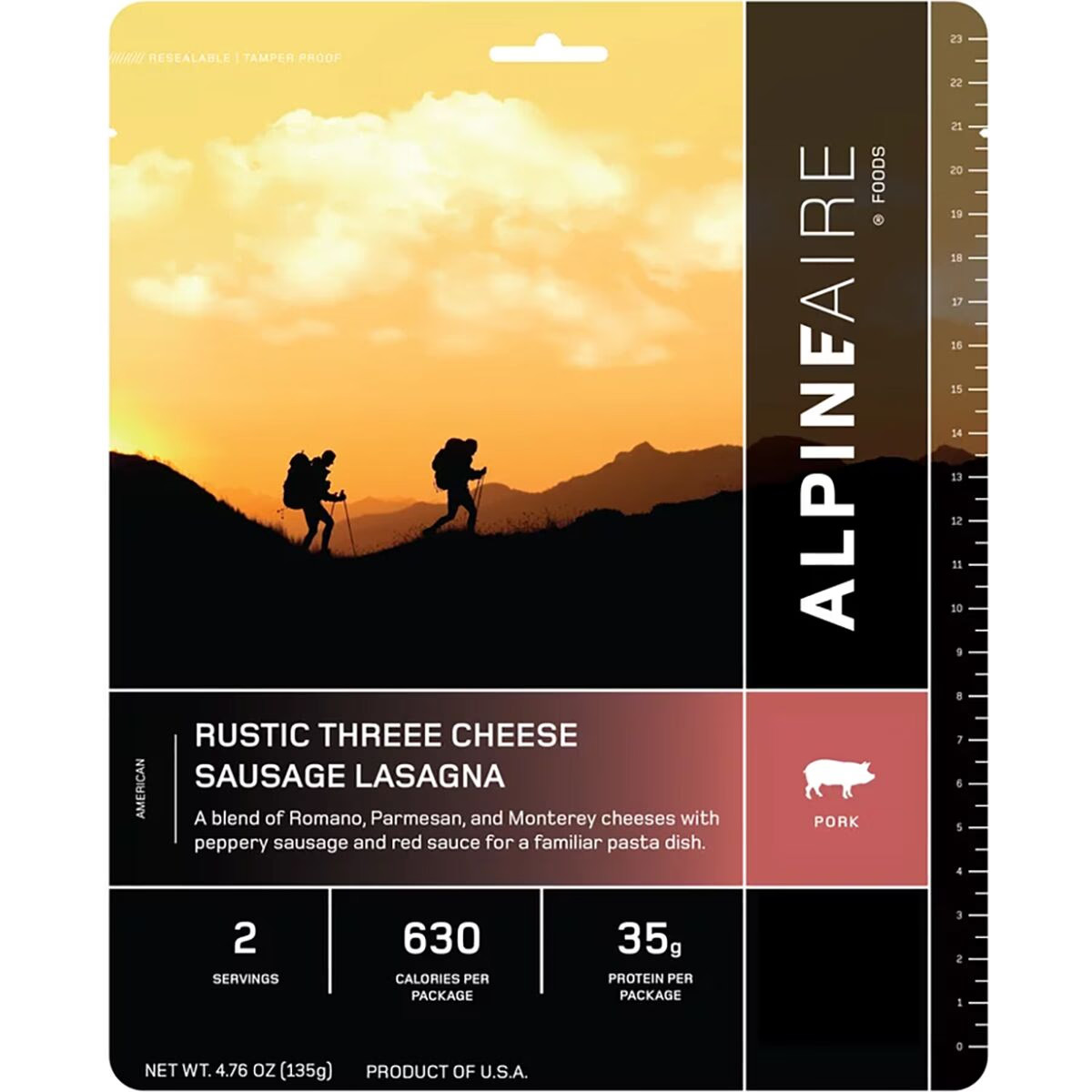 AlpineAire Rustic Three Cheese Sausage Lasagna One Color One Size 4390₽
