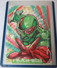 Radioactive? Man By Joshua Flower Hand Drawn Auto Sketch Card Combined Shipping