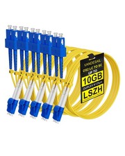 5 PCS LC To SC Fiber Patch Cable 1M OS2 Single Mode Duplex 9/125um LSZH Cord