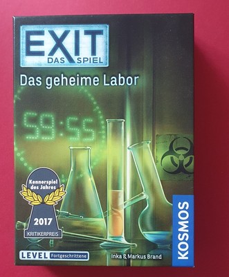 Kosmos EXIT Das Spiel - Das geheime Labor - Level: Fortgeschrittene