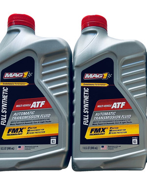 12-Quarts Mag 1 #62555 Full Synthetic Multi Vehicle Trans Fluid, Red, 32 Oz