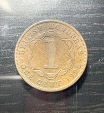 British Honduras King George V One Cent 1926. NICE.