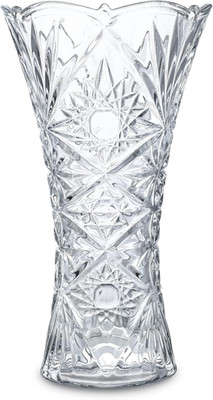 Clear Crystal Vase, Glass Flower Vase Thickening Design Suitable for Home Christ