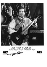 Jeffrey Foskett (1956-2023) - The Beach Boys and Others  / IN PERSON Autograph