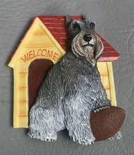 CUTE Willabee & Ward Magnet Dog W&W MBI Schnauzer In Dog House