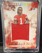Panini 2024 Origins Future Fabrics Xavier Worthy Chiefs FF-XWY /99 Rookie Patch