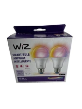Smart Light Bulbs, 2-Pack, Full Color A19 60W 800LM E26 LED Lights, Sunset/Su...