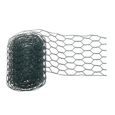 Chicken Wire, 4 x 118 Inch Iron Mesh Netting Floral Wire Plant Cage, Green 9.53 per metre