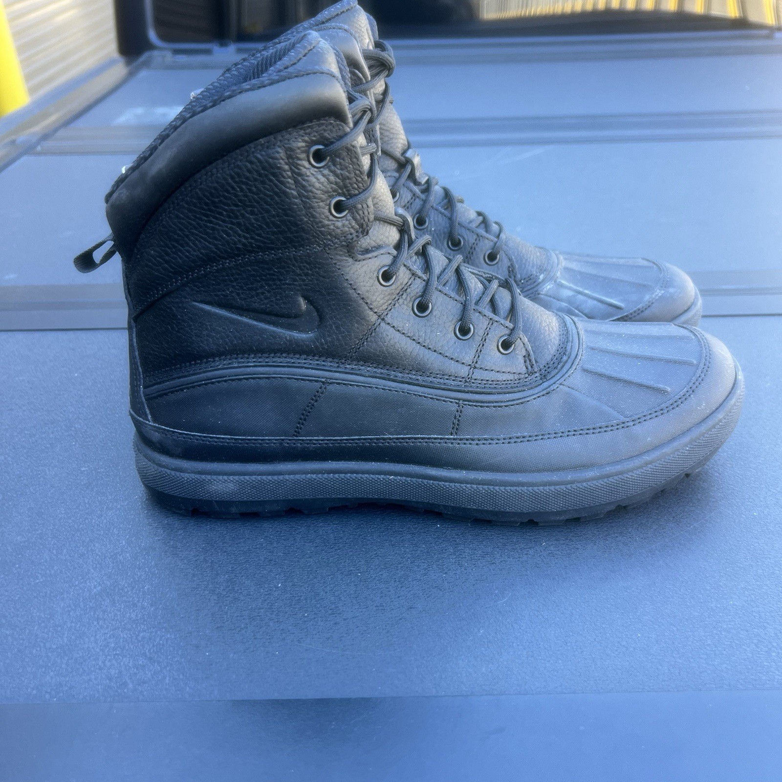 Nike ACG Woodside 2 525393-090 Triple Black Waterproof Boots Shoes Mens 11.5