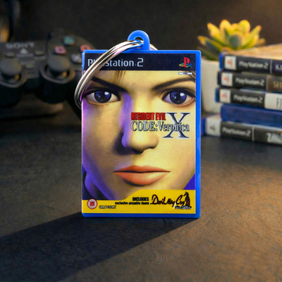 Resident Evil Code: Veronica X PS2 Schlüsselanhänger | Playstation 2 Keychain