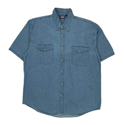 88 Keys Jeanshemd - Large Blau Baumwolle