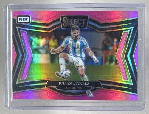 Julian Alvarez 2024 Panini Select FIFA #206 Pink Field /59