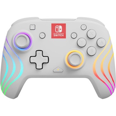 PDP Afterglow Wave Wireless Controller Gamepad weiß RGB-Zonen Bewegungssteuerung