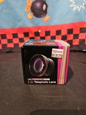 Vivitar Series 1 2.2x Telephoto Lens 52mm Pouch Box-No Manual