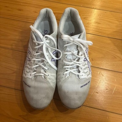 Asics 9.0US  DS LIGHT ACROS 3 Soccer Shoes Purple