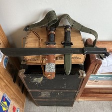 Bayonets Unknown Free Machete Saw Back