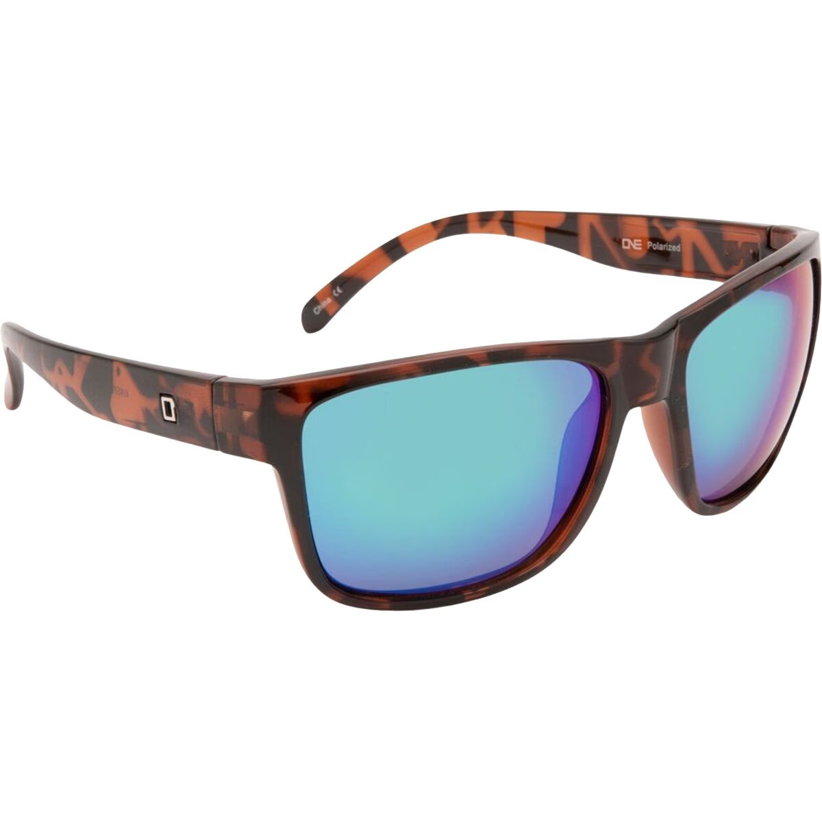 Солнцезащитные очки Kingfish для зрительного нерва с линзами Черепаха/Дымчатыми линзами, Зеленое зеркало, M