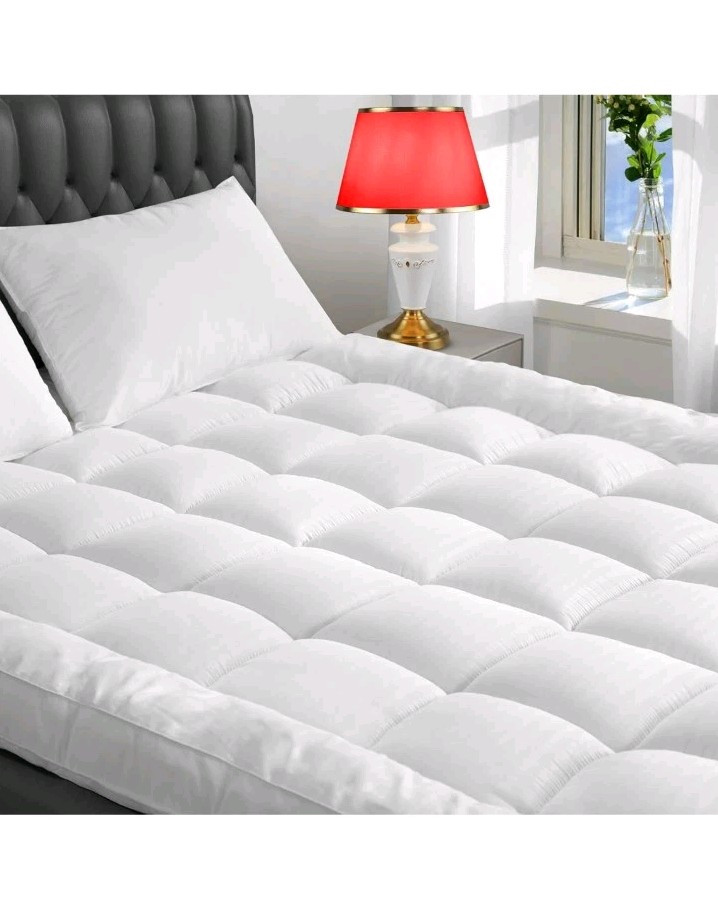 Mattress Topper Queen,Extra Thick Mattress Pad Cover for Bac
