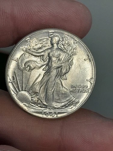 1941 Walking Liberty Half Dollar #2 AU-UNC