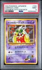 Pokemon Sabrina's Jynx Yamabuki City Gym Deck 124 Japanese PSA 9 Mint