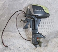 Vintage Rare K&O Fleet Line 1958 Oliver 35 HP Toy Electric Outboard Motor,Works