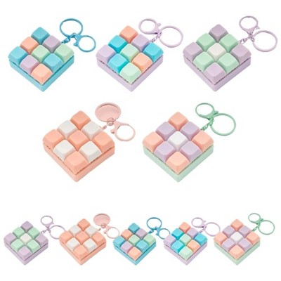 Pocket Sized Keyboard Twitch Keyring Clickable Buttons Sensory Stress Relief
