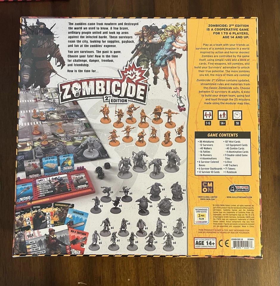 ZOMBICIDE 2nd Second Edition Kickstarter Pledge Bundle NEW SEALED + Extras - Image 3 of 4