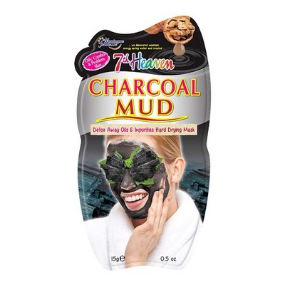 7th Heaven Charcoal Mud Black Carbon Schlamm Gesichtsmaske Peeling 15gr
