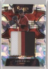 2022 Panini Select Rookie Jumbo Swatch Cracked Ice Prizm 25/25 Luis Frias s3g
