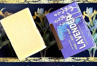 Rinse Bath & Body Co. 100% Natural Hand & Body Soap With Lavender Essential Oil