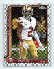 2025 Topps Chrome X-Fractor Deommodore Lenoir San Francisco 49ers #269