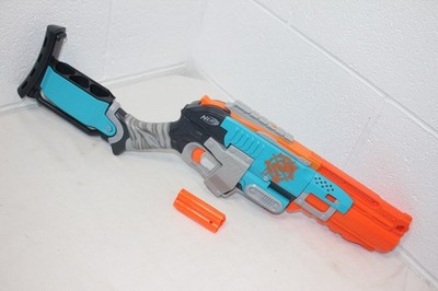 Nerf Zombie Strike SledgeFire Shotgun Blaster Dart Gun w/ 1 Original OEM Shell!