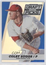 2013 Panini Prizm Perennial Draft Picks Blue Prizm 60/75 Colby Suggs #76 2u3