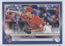 2022 Topps Series 2 Retail Royal Blue Austin Warren #495 0a3
