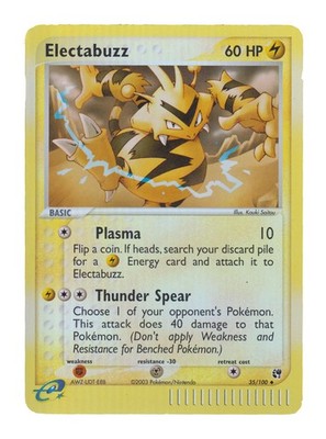 Pokemon 35/100 Electabuzz - EX Sandstorm - Englisch