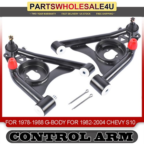 LOWER Control Arms Kit for 1978-1988 G-Body for 1982-2004 Chevy S10
