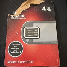 Lexar 4GB Memory Stick Pro Duo Mark 2  PSP Import JAPAN Video Game 3192  24HR SHIP