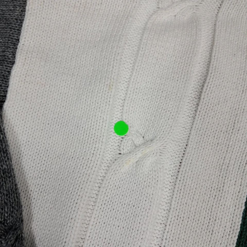 Vintage Nautica Men's Sweater Cable Knit Color Block Multicolor X-Large - Image 2 of 4