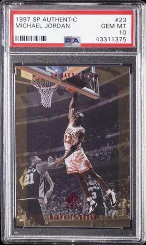 1997 SP AUTHENTIC #23 MICHAEL JORDAN PSA 10