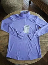 Essex Classics Talent Yarn Performance Show Shirt Girls Size XL NWT Equestrian