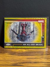 2025 Topps Chrome Deadpool AN ALL-OUT BRAWL Yellow Wave Refractor /399 #52